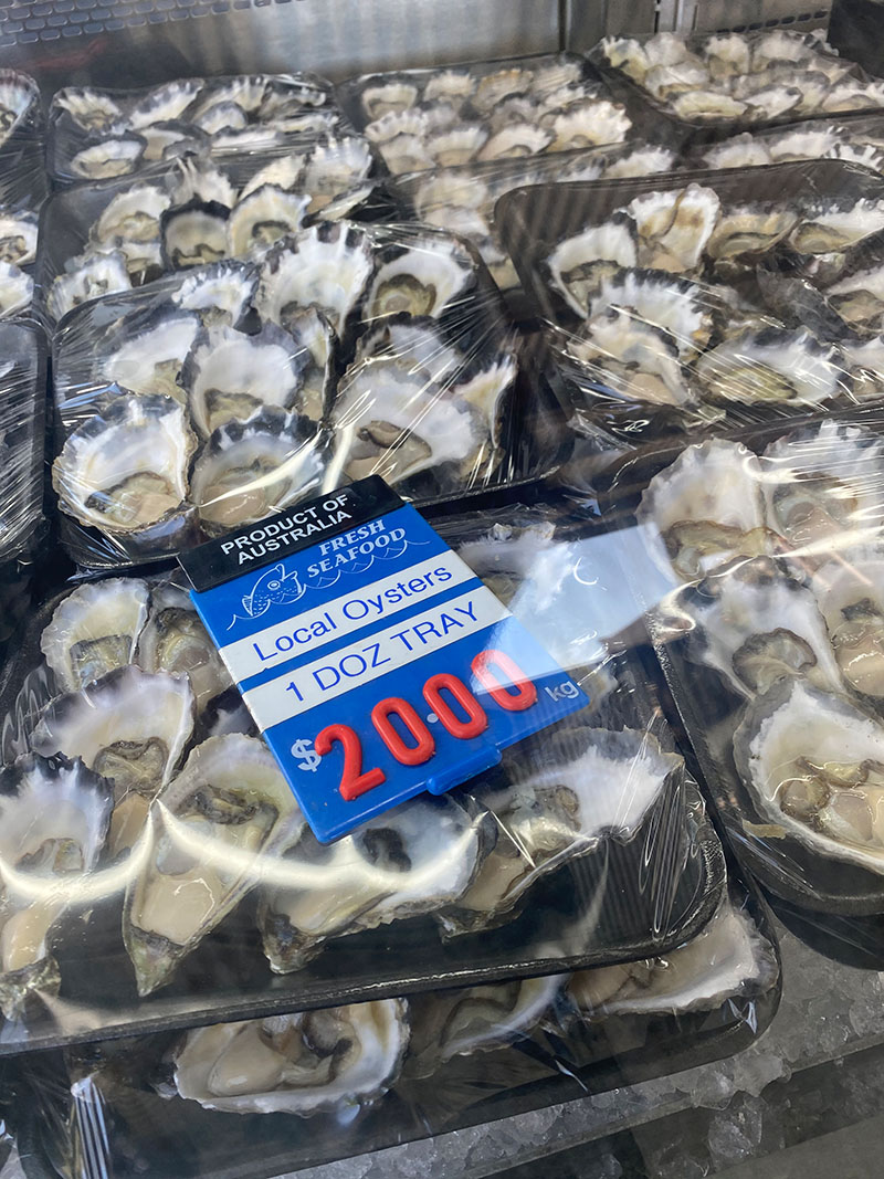 Shop Front Armstrong Oysters Eat Oysters, Love Longer